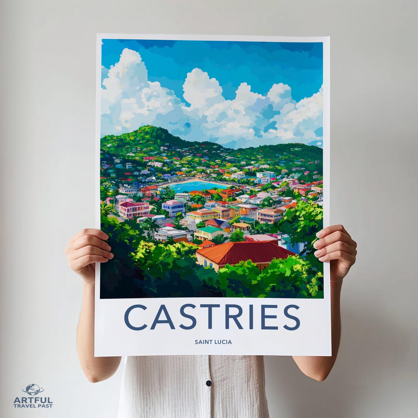 Castries Poster - Saint Lucia Wall Art