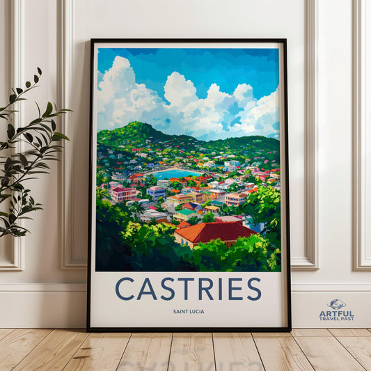 Castries Poster - Saint Lucia Wall Art