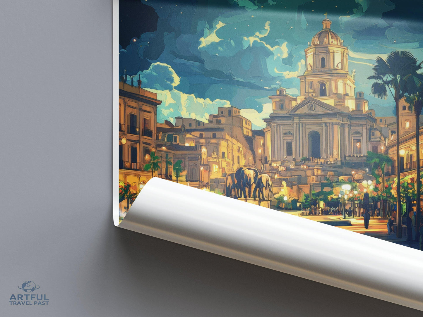 Catania Poster - Italy Wall Art