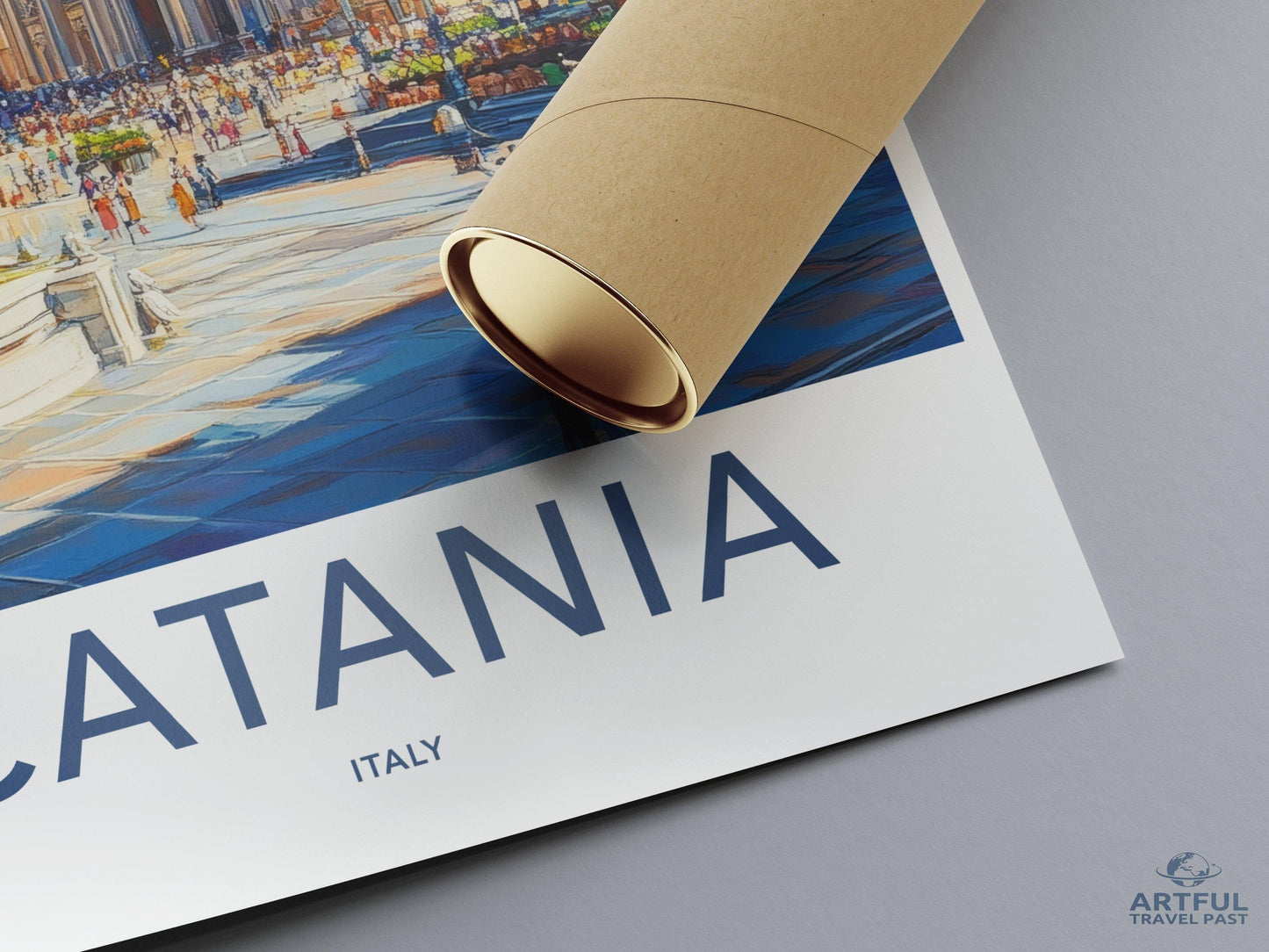 Catania Poster | Italy Wall Art | Europe Decor