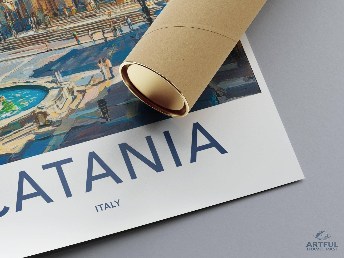 Catania Poster | Italy Wall Art | Europe Decor