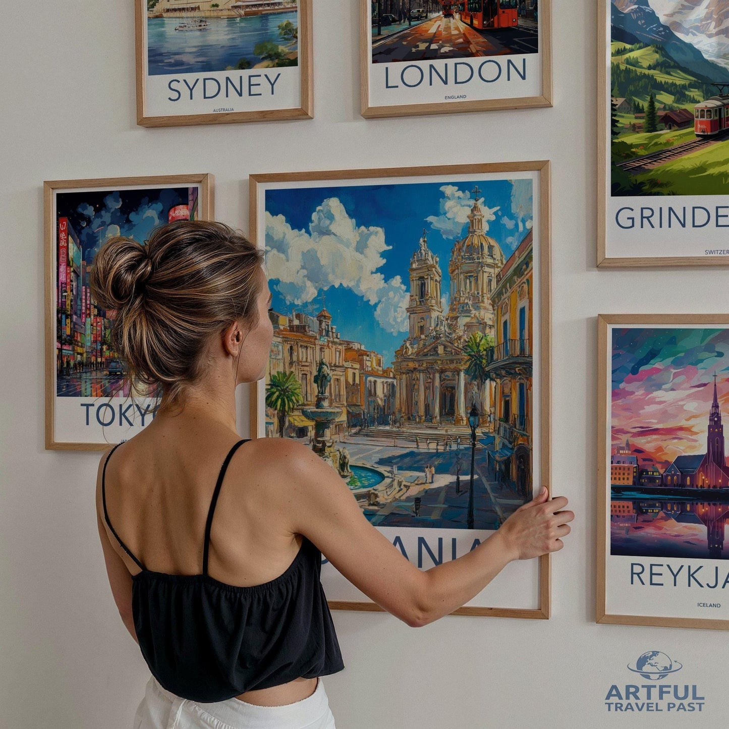 Catania Poster | Italy Wall Art | Europe Decor