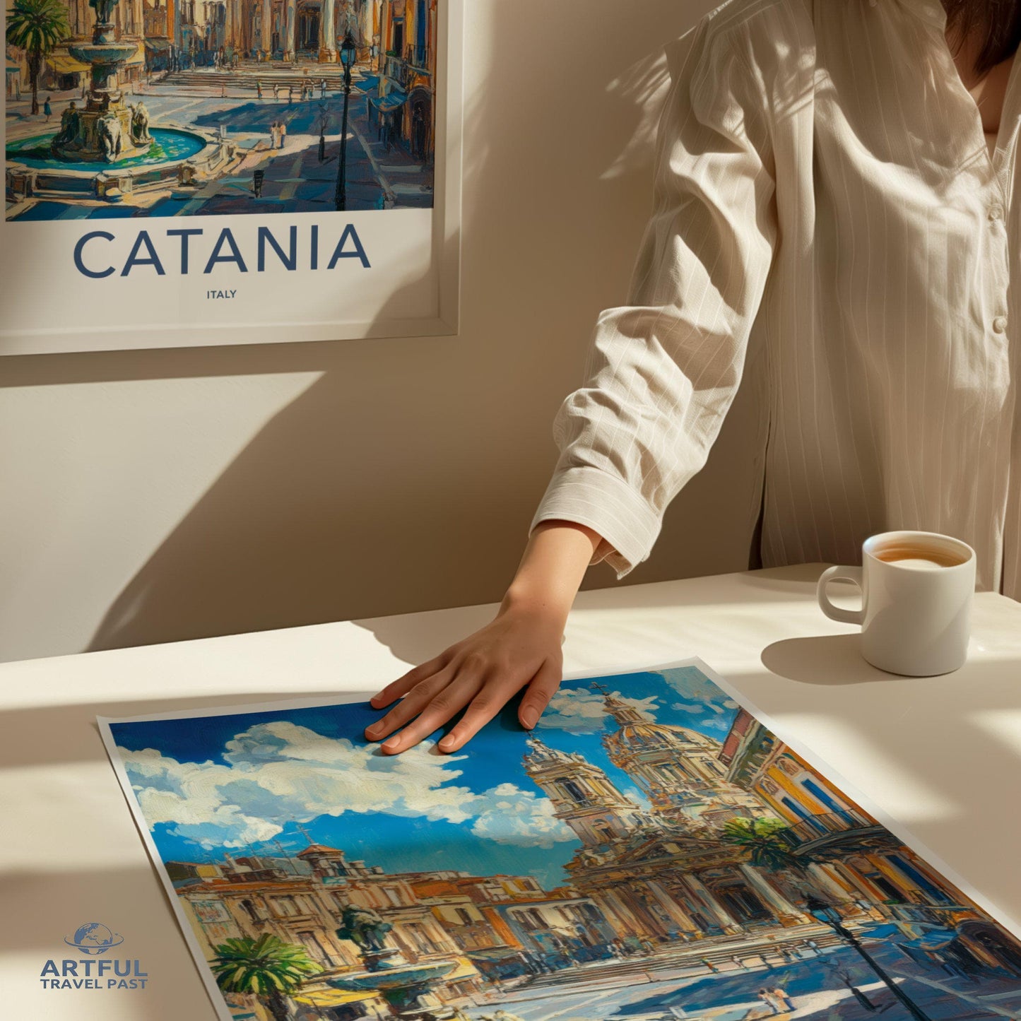 Catania Poster | Italy Wall Art | Europe Decor
