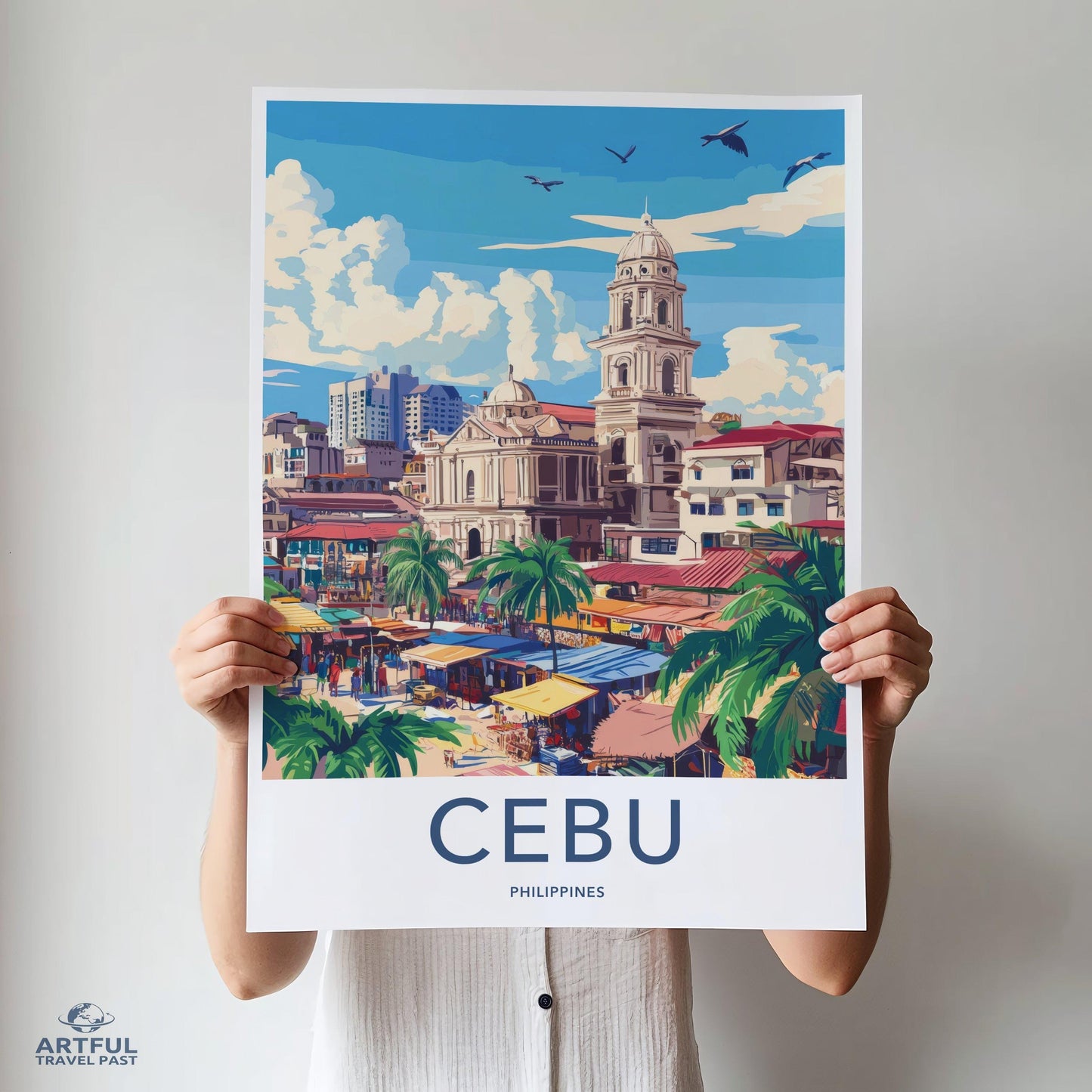 Cebu Poster - Philippines Wall Art