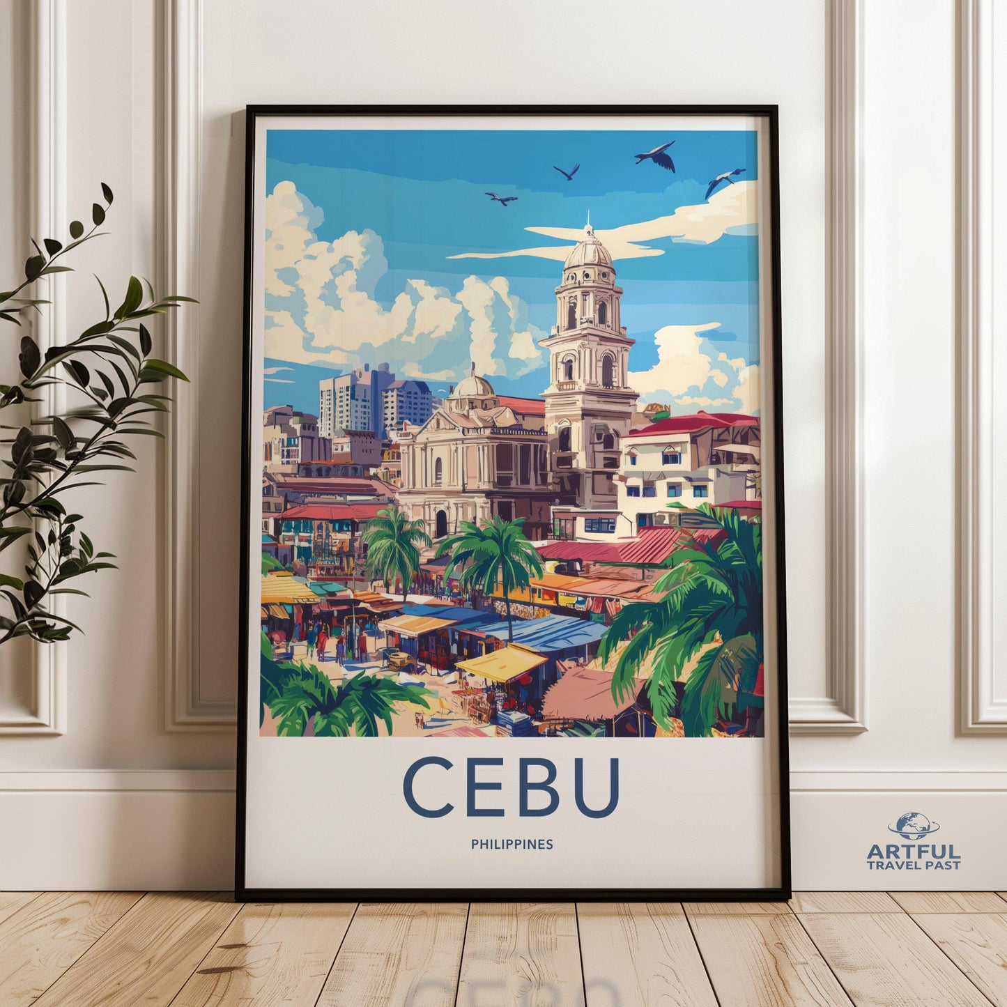 Cebu Poster - Philippines Wall Art