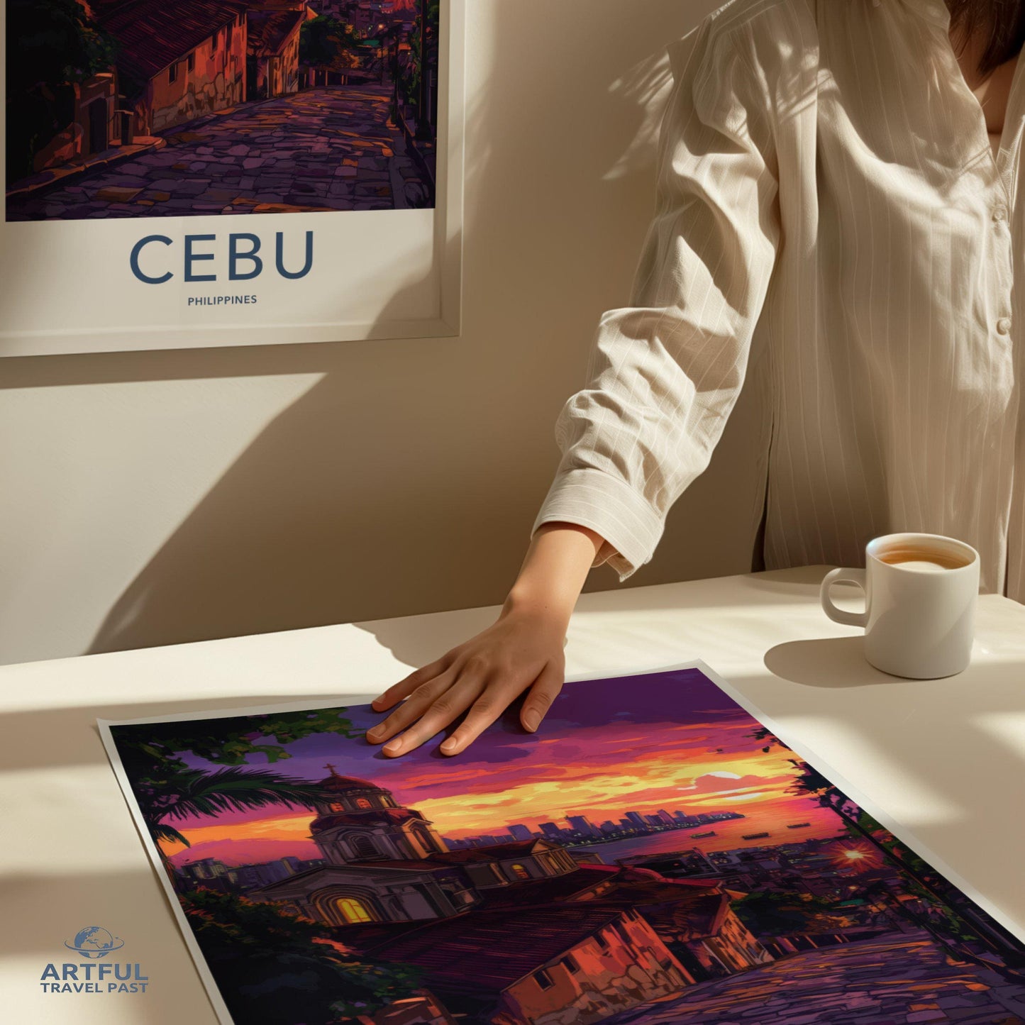 Cebu Poster | Philippines Wall Art | Asia Decor
