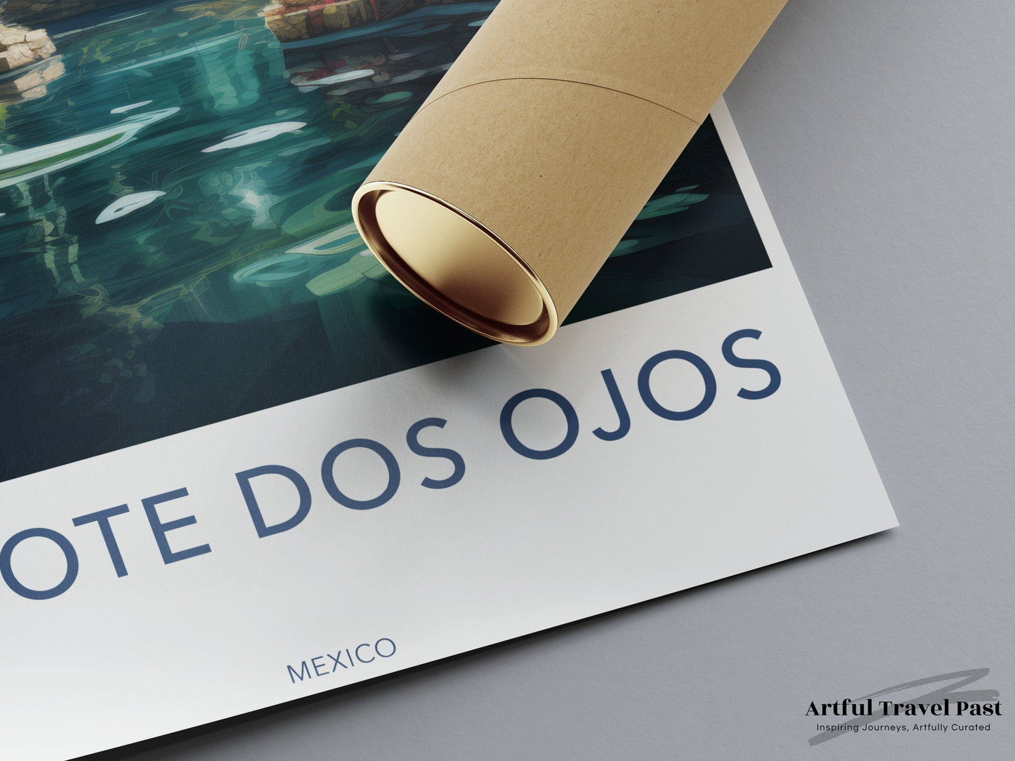 Cenote Dos Ojos Poster | Mexico Decor