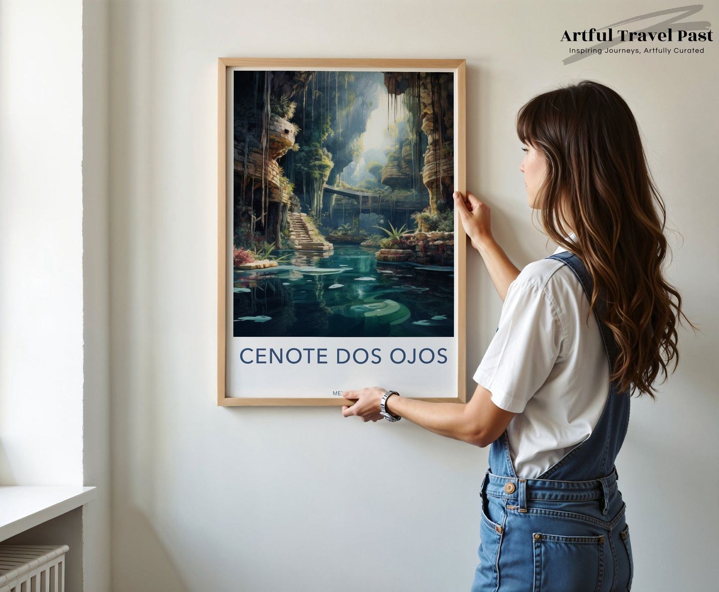 Cenote Dos Ojos Poster | Mexico Decor