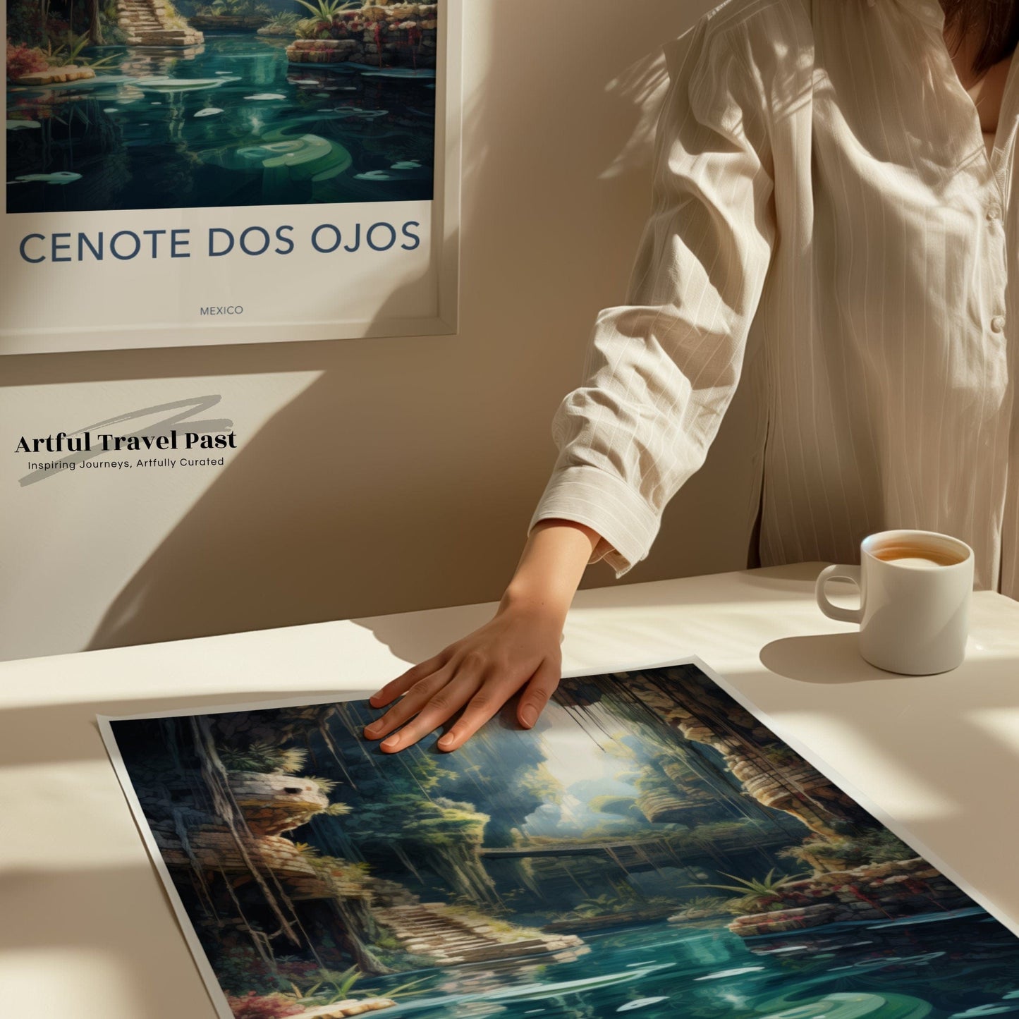 Cenote Dos Ojos Poster | Mexico Decor