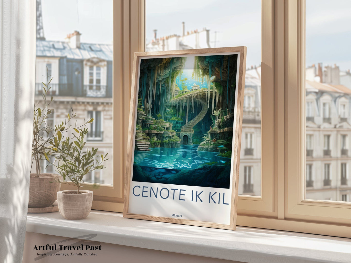 Cenote Dos Ojos Poster | Quintana Roo Wall Art |