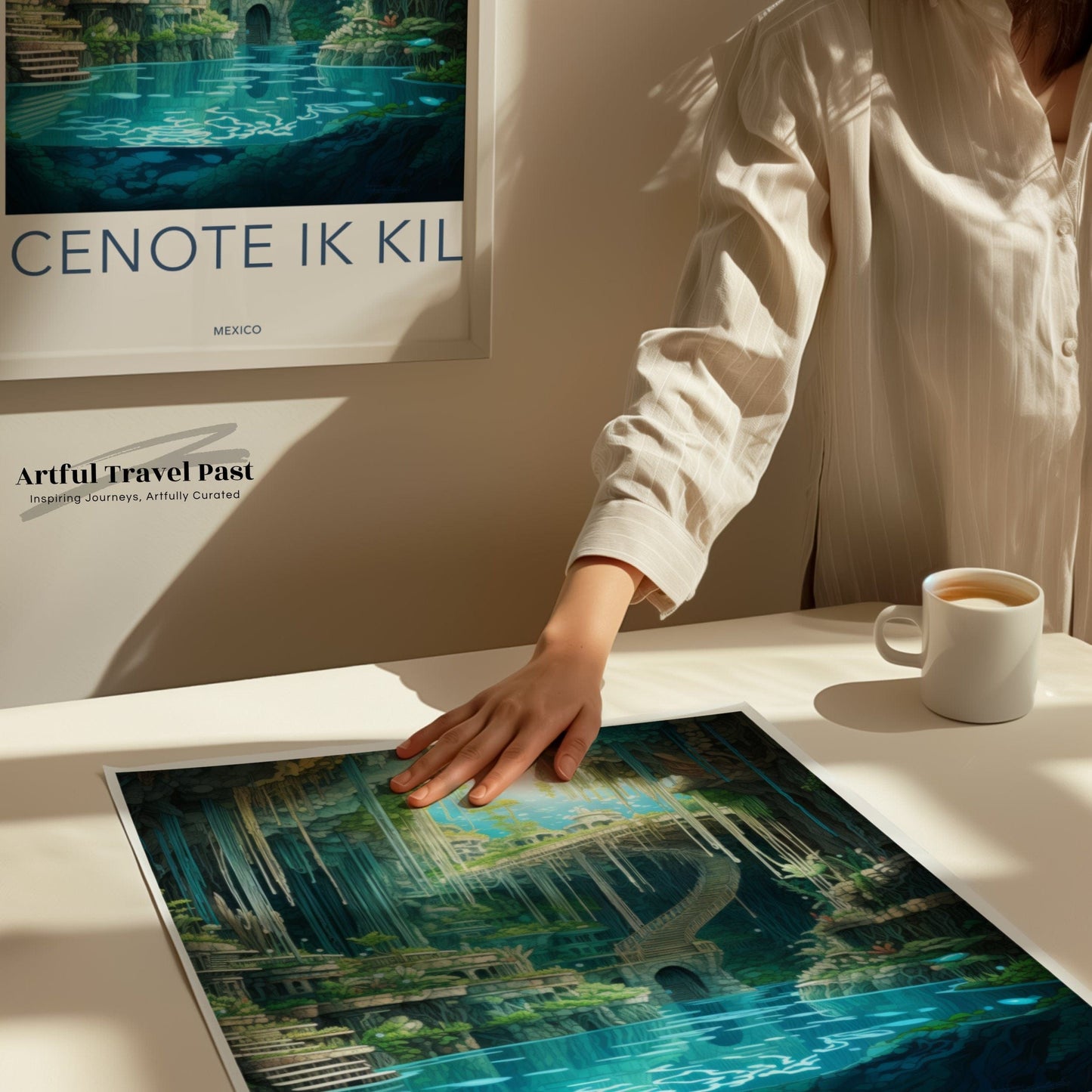 Cenote Dos Ojos Poster | Quintana Roo Wall Art |