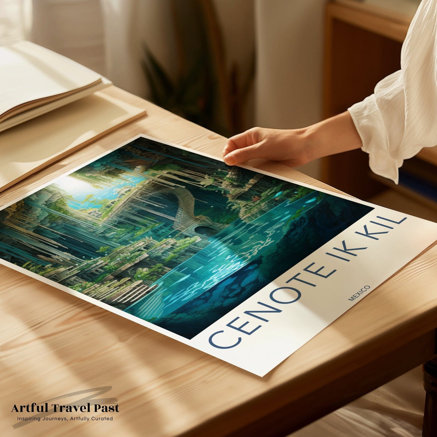 Cenote Dos Ojos Poster | Quintana Roo Wall Art |