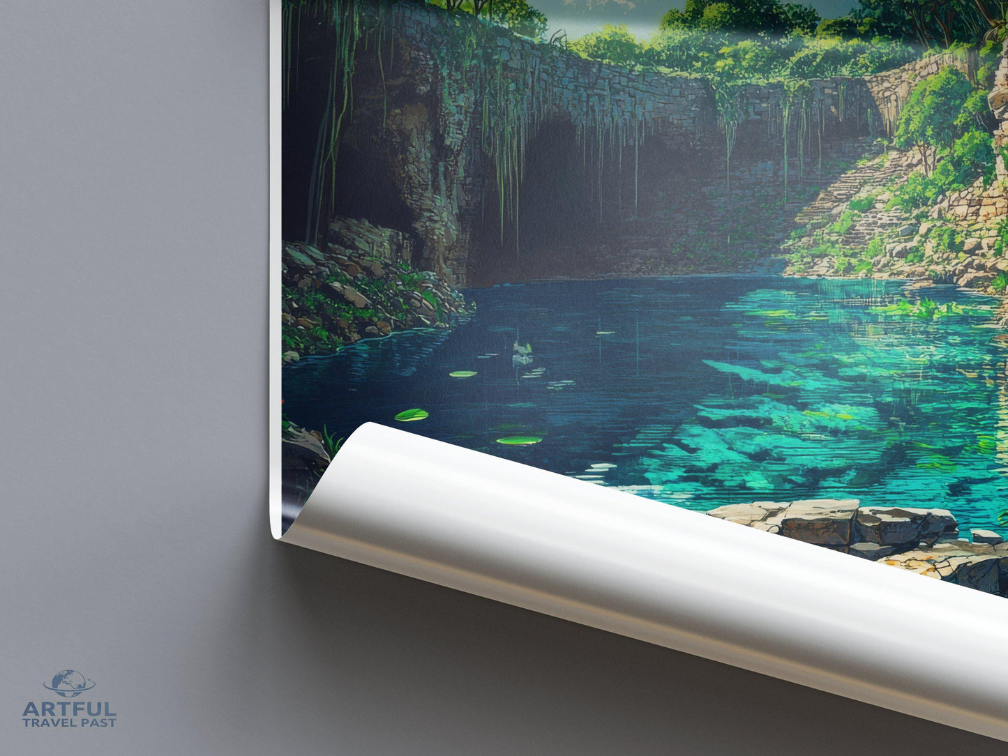 Cenote Sagrado Poster - Mexico Wall Art