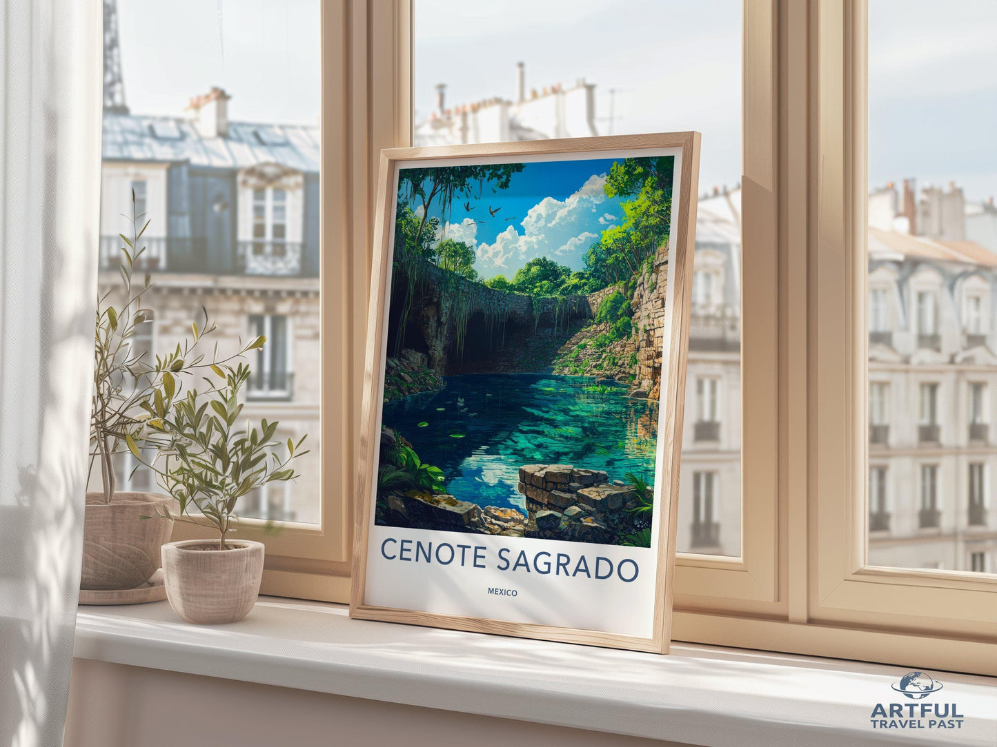 Cenote Sagrado Poster - Mexico Wall Art