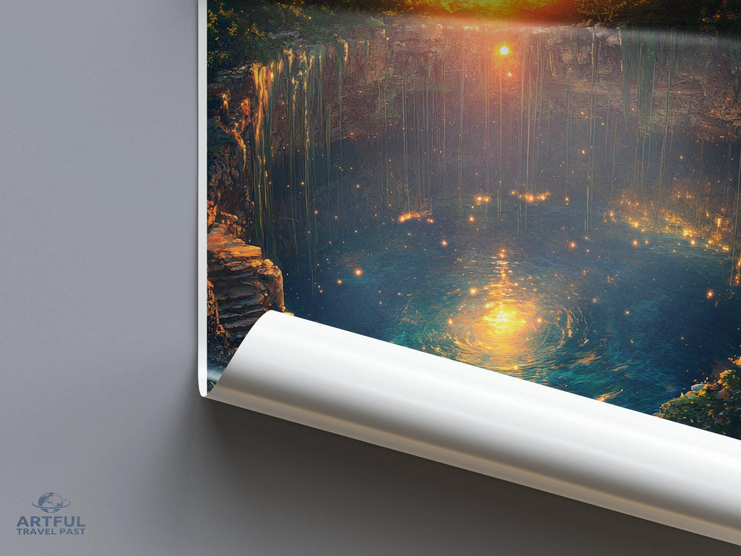 Cenote Sagrado Poster - Mexico Wall Art
