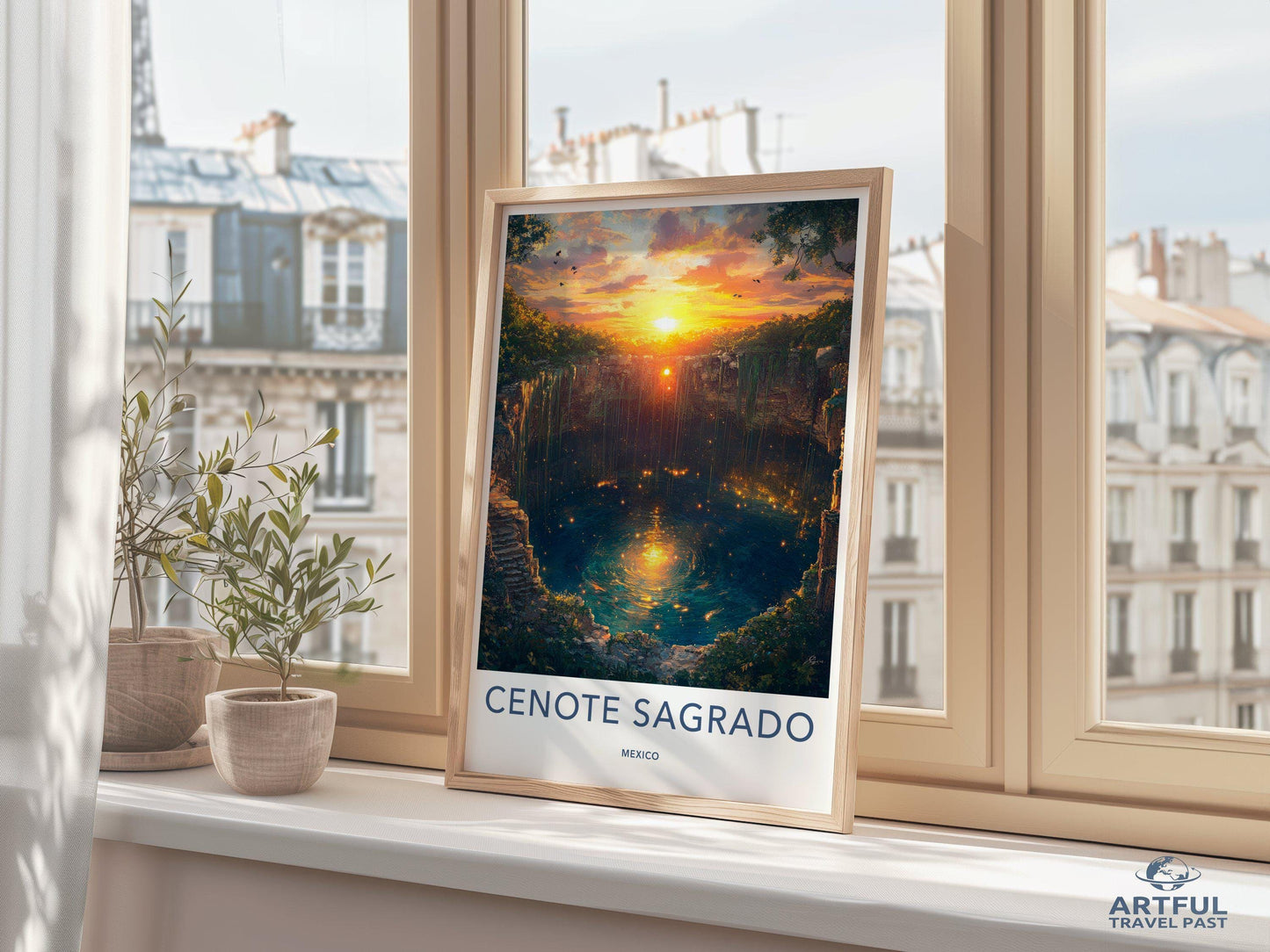 Cenote Sagrado Poster - Mexico Wall Art