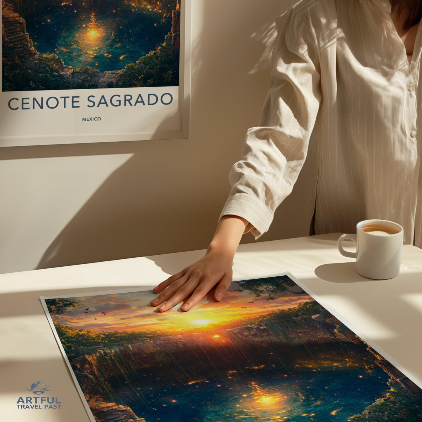 Cenote Sagrado Poster - Mexico Wall Art