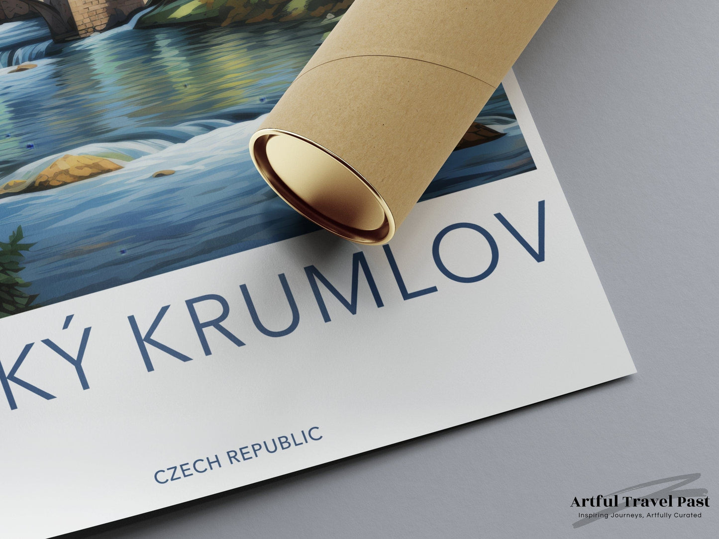 Český Krumlov Poster | Czech Republic Wall Art | Europe Decor