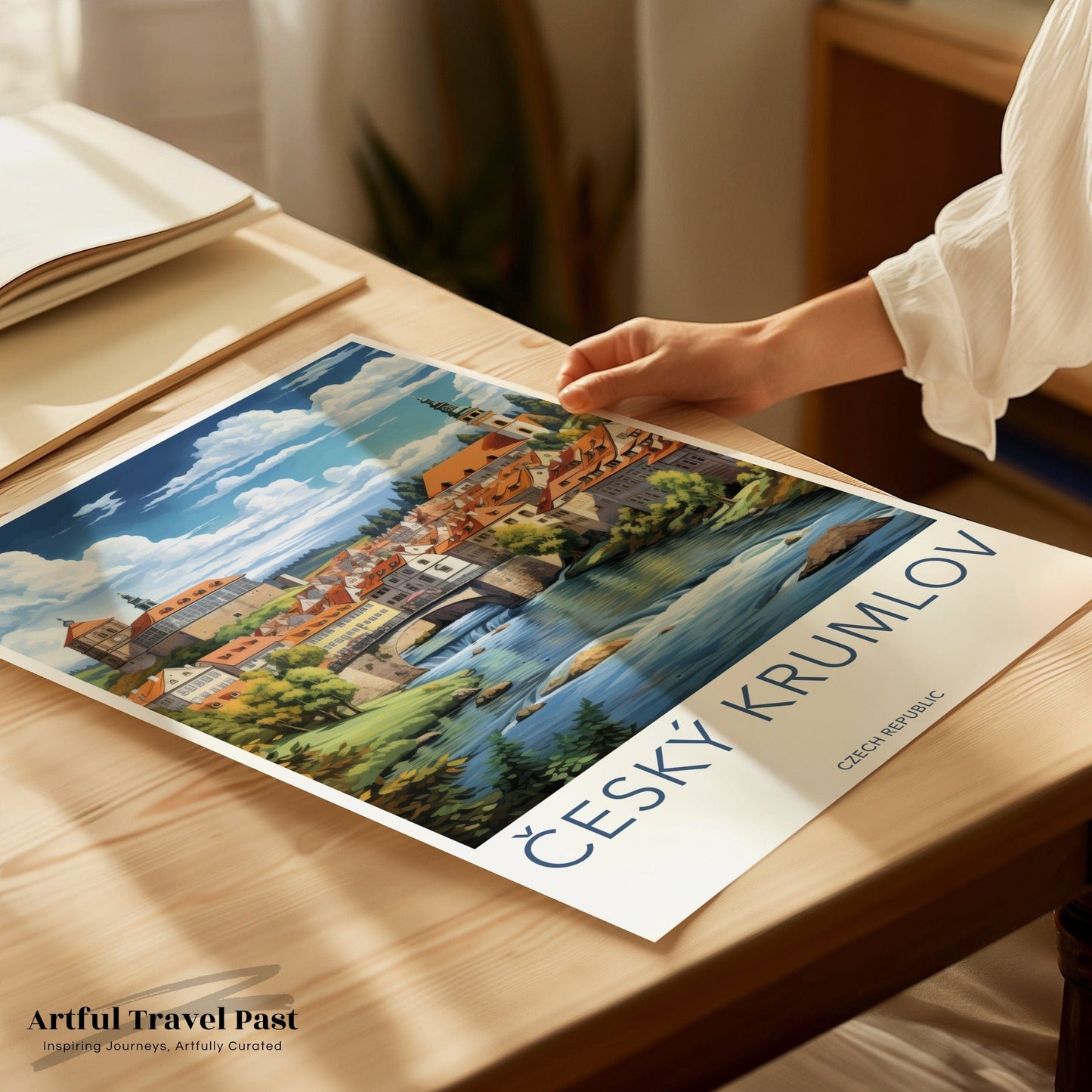 Český Krumlov Poster | Czech Republic Wall Art | Europe Decor