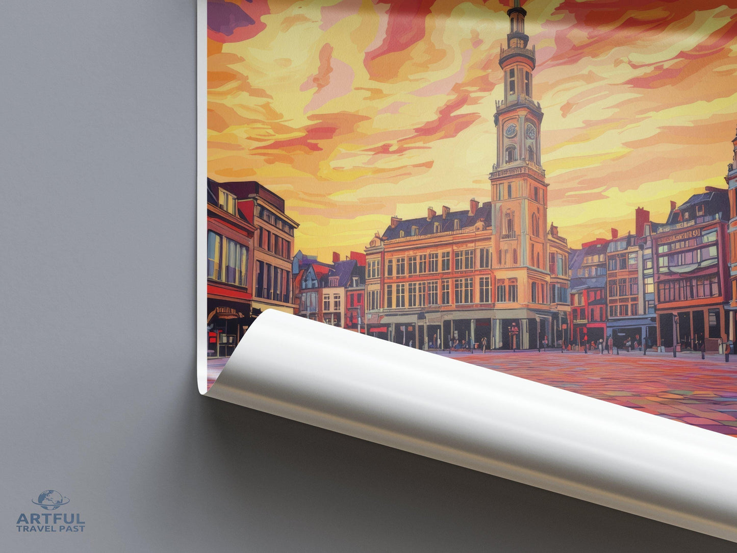 Charleroi Poster - Belgium Wall Art