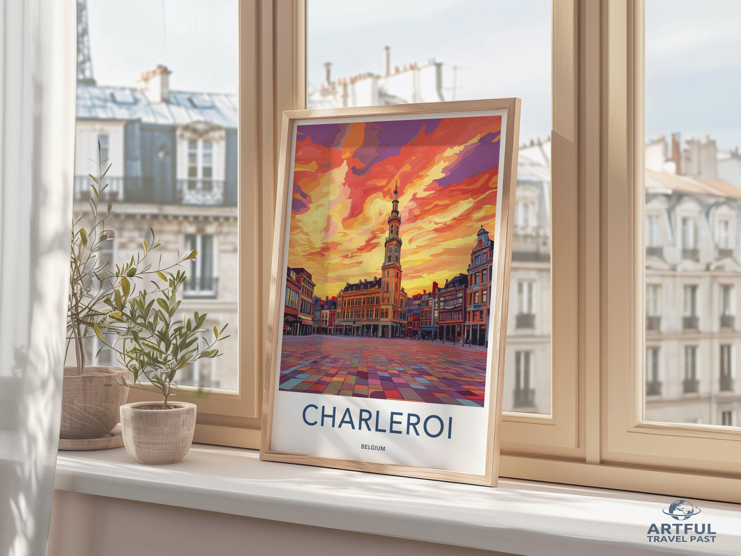 Charleroi Poster - Belgium Wall Art