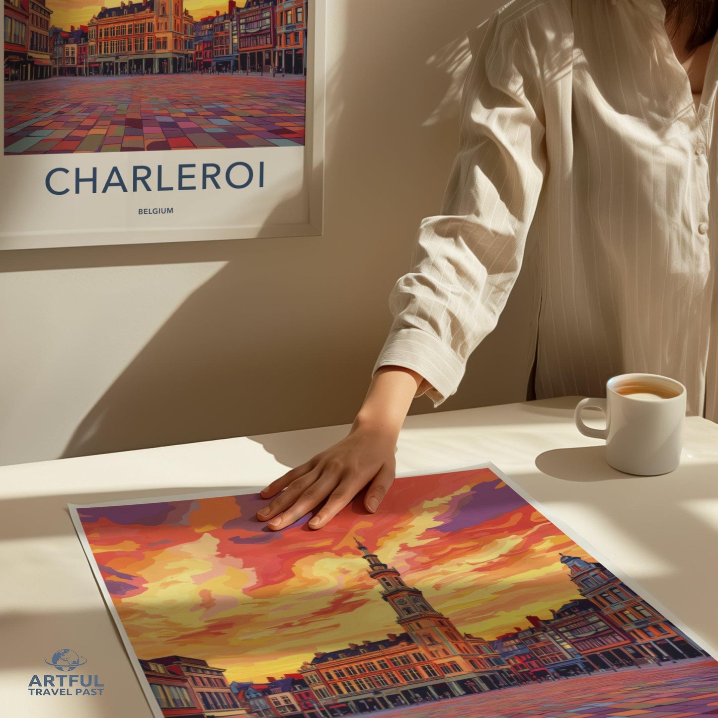 Charleroi Poster - Belgium Wall Art