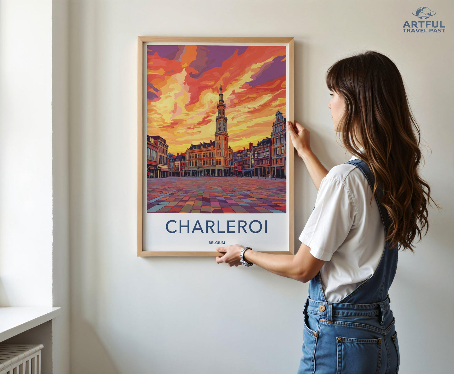 Charleroi Poster - Belgium Wall Art