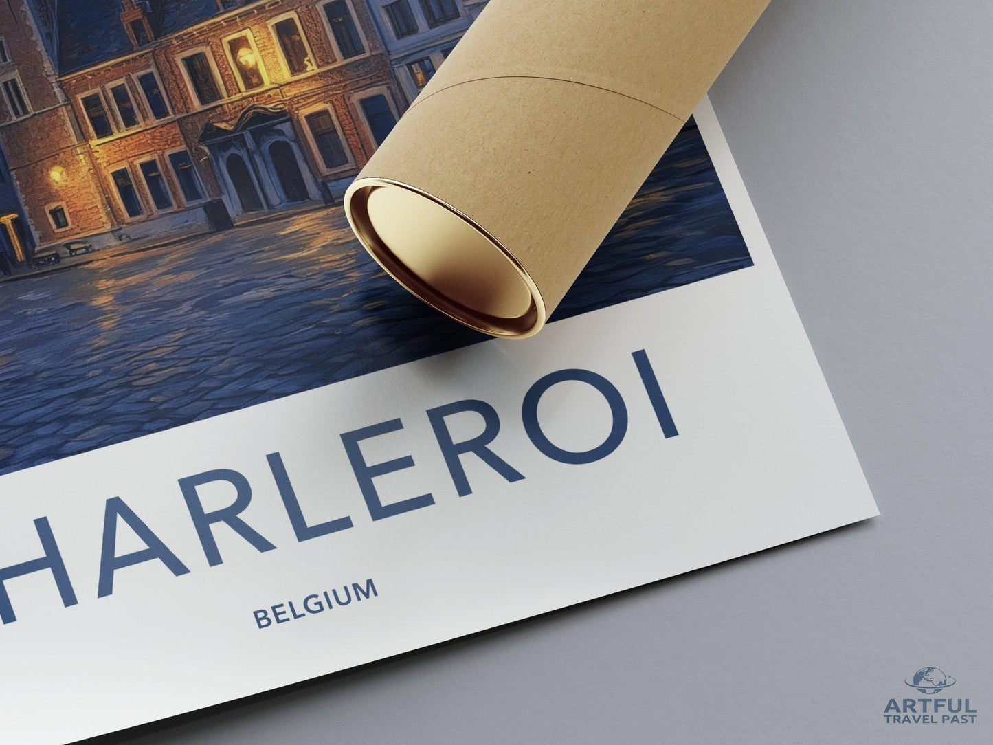 Charleroi Poster | Belgium Wall Art | Europe Decor