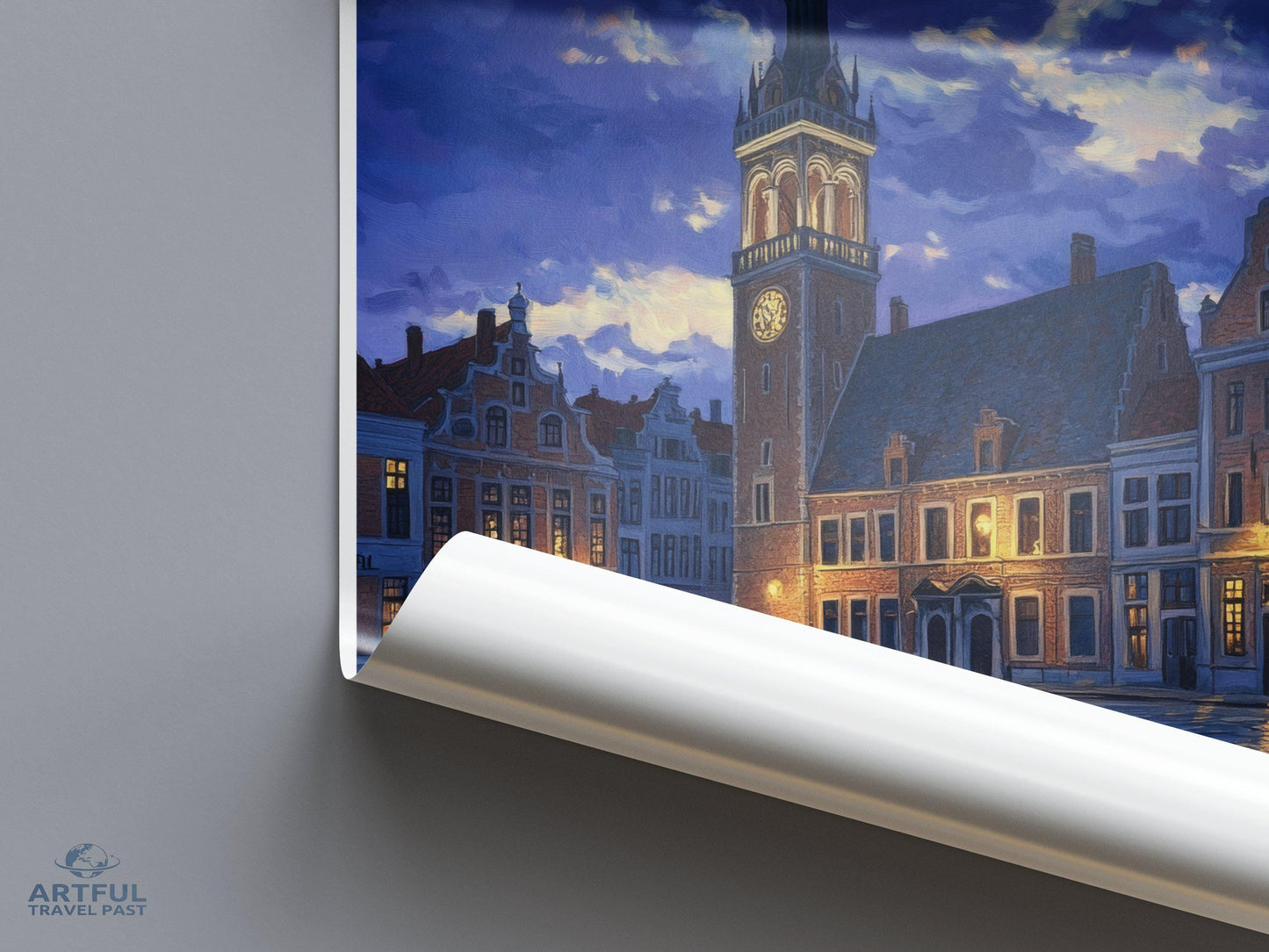Charleroi Poster | Belgium Wall Art | Europe Decor