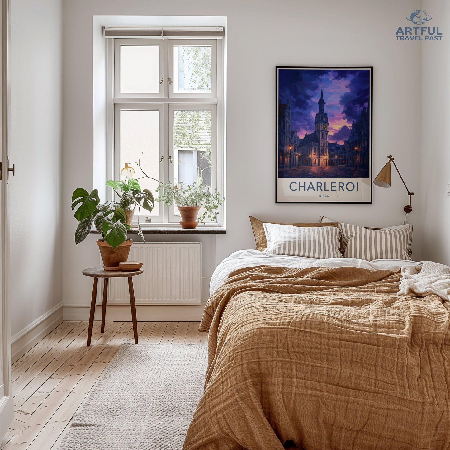 Charleroi Poster | Belgium Wall Art | Europe Decor
