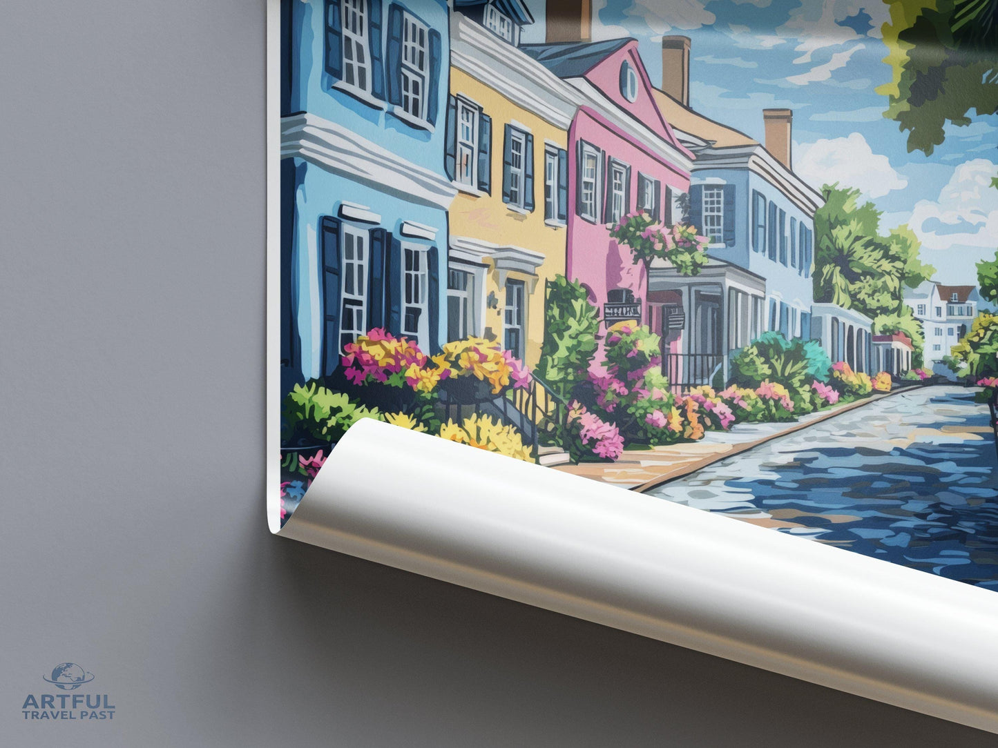 Charleston Poster | South Carolina Wall Art | America Decor