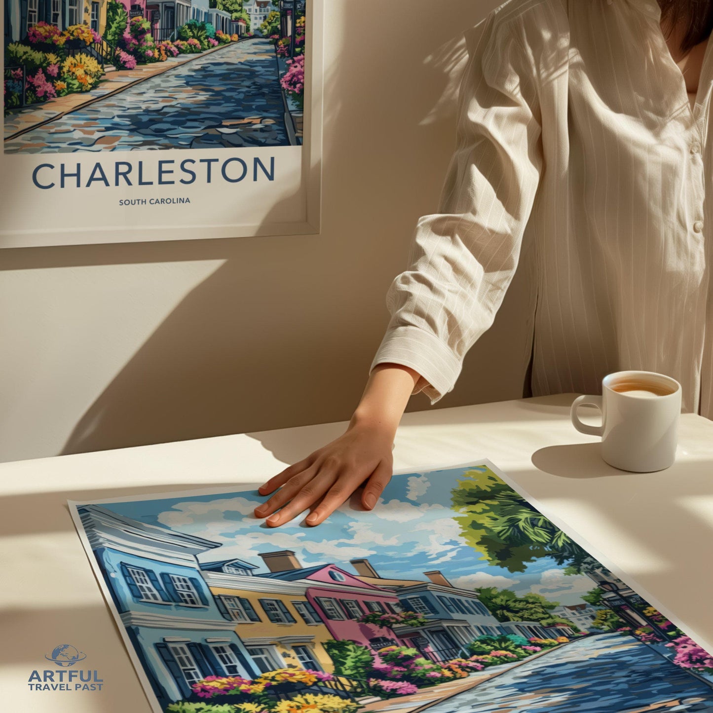Charleston Poster | South Carolina Wall Art | America Decor