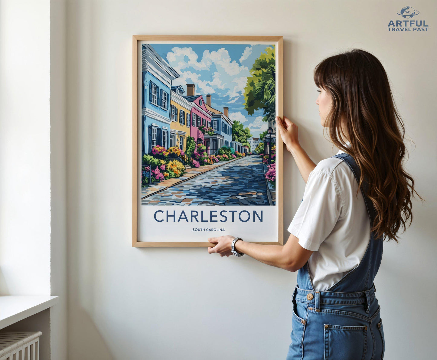 Charleston Poster | South Carolina Wall Art | America Decor