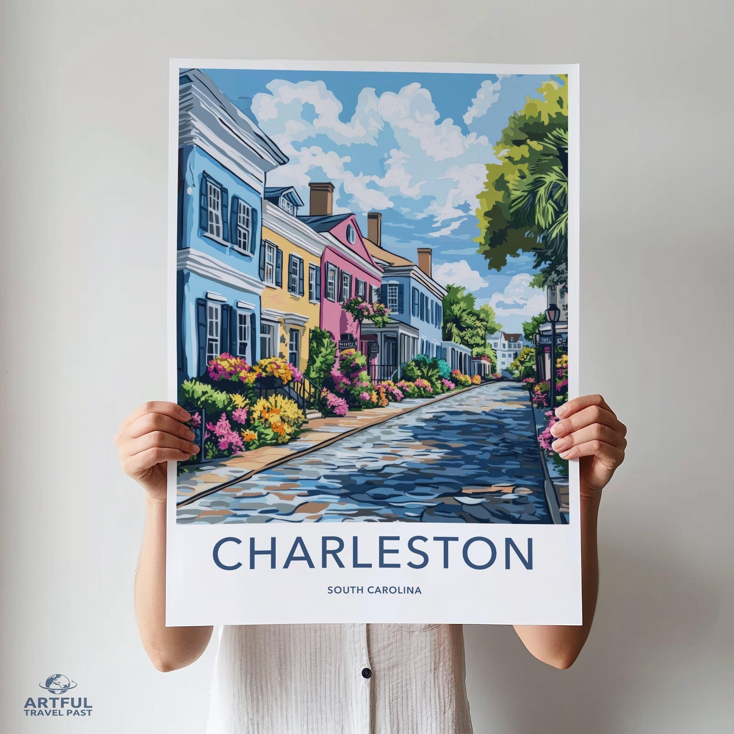 Charleston Poster | South Carolina Wall Art | America Decor