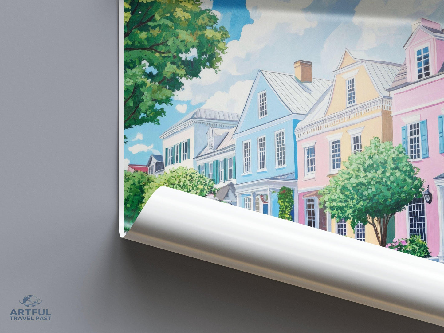 Charleston Poster | South Carolina Wall Art | America Decor