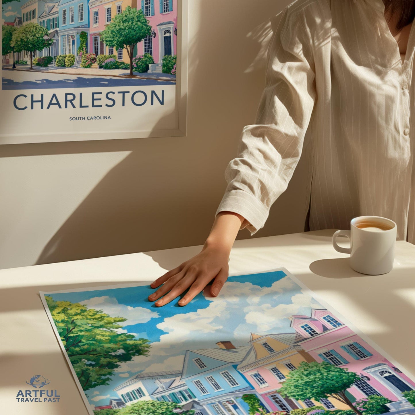 Charleston Poster | South Carolina Wall Art | America Decor