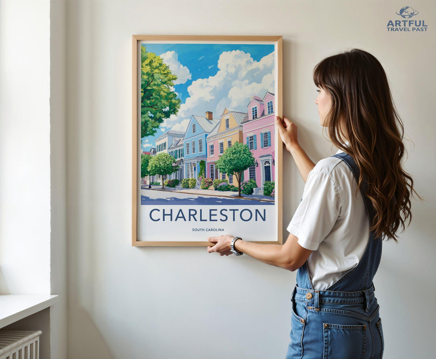 Charleston Poster | South Carolina Wall Art | America Decor