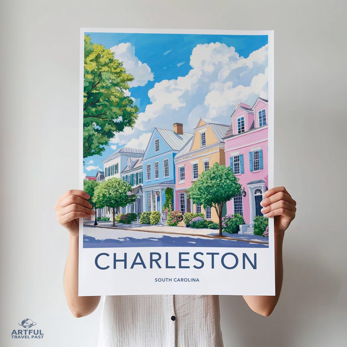 Charleston Poster | South Carolina Wall Art | America Decor