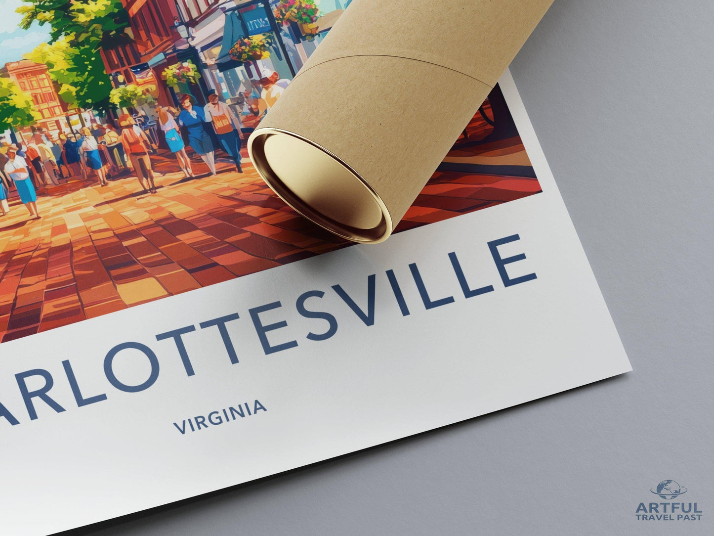 Charlottesville Poster - Virginia Wall Art