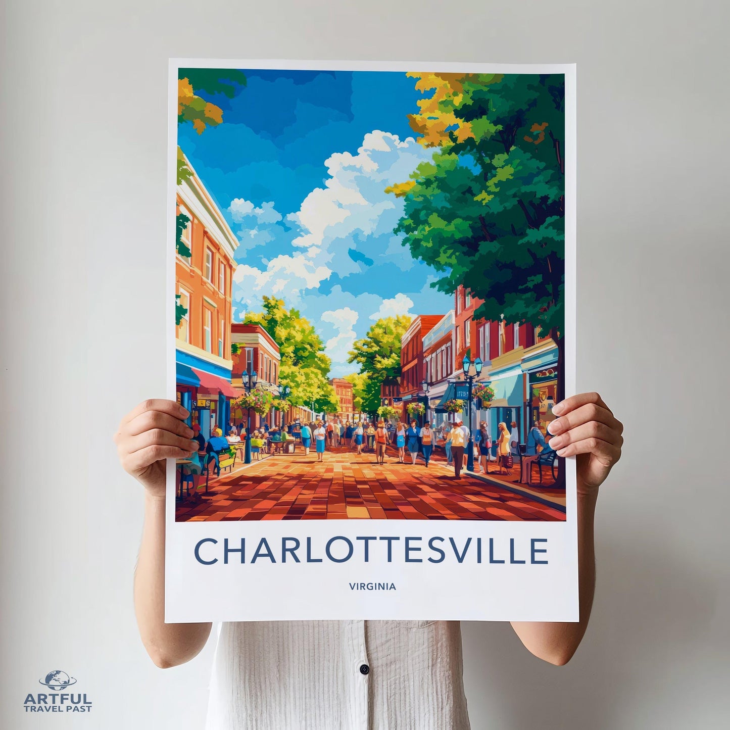 Charlottesville Poster - Virginia Wall Art