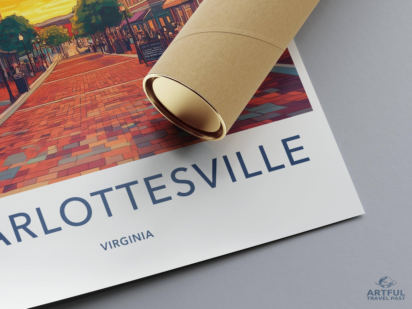 Charlottesville Poster - Virginia Wall Art