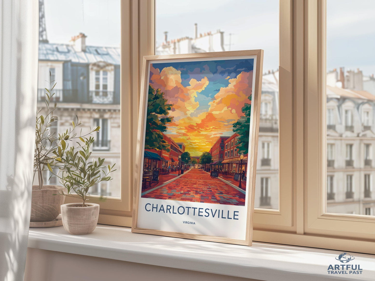 Charlottesville Poster - Virginia Wall Art