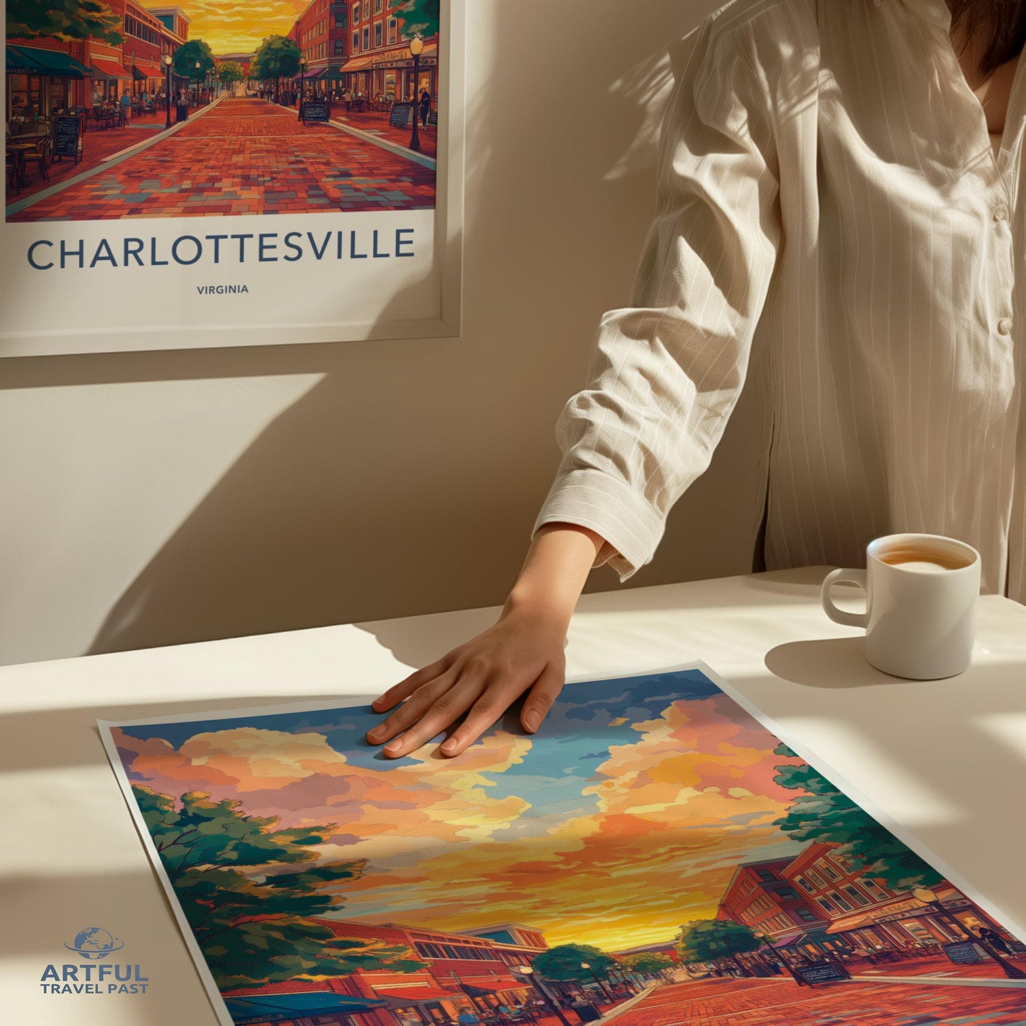 Charlottesville Poster - Virginia Wall Art