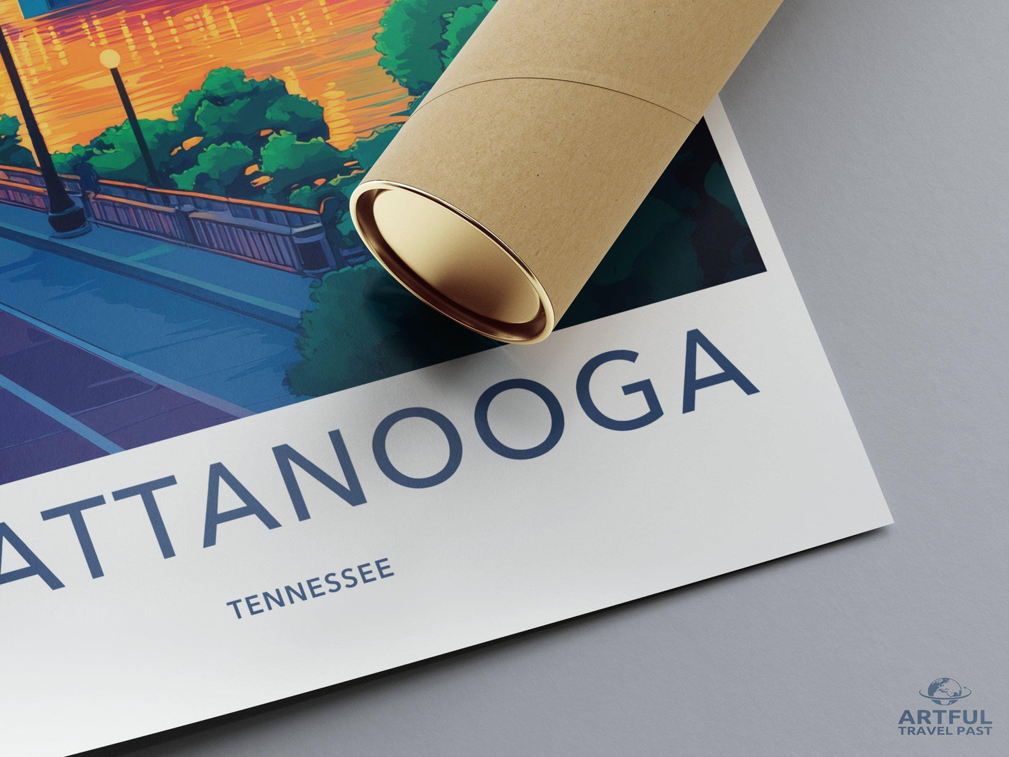 Chattanooga Poster - Tennessee Wall Art