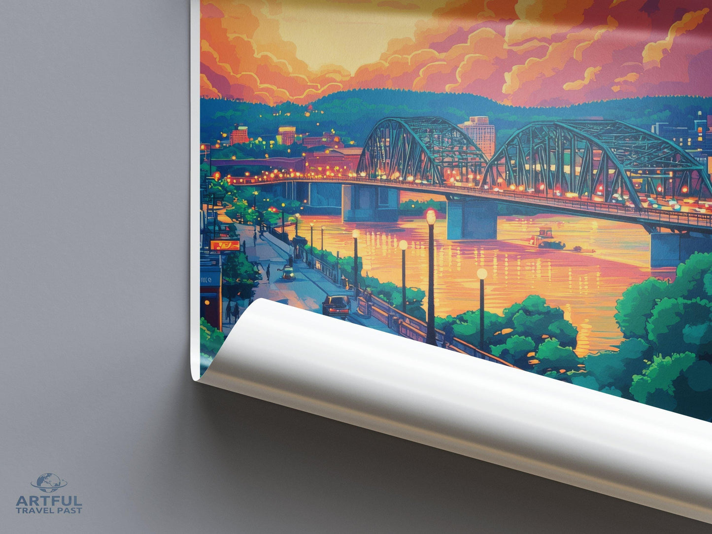 Chattanooga Poster - Tennessee Wall Art
