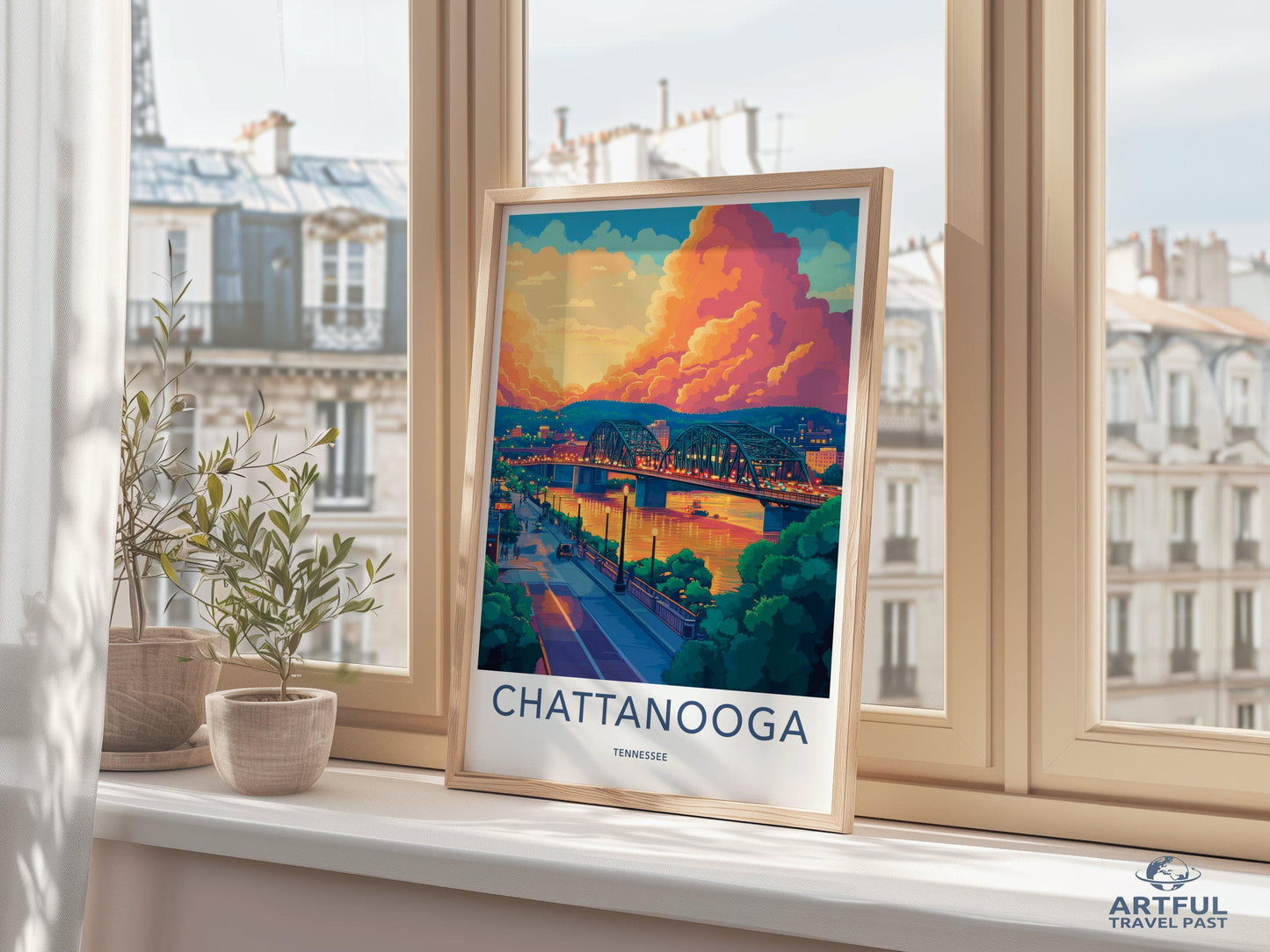 Chattanooga Poster - Tennessee Wall Art