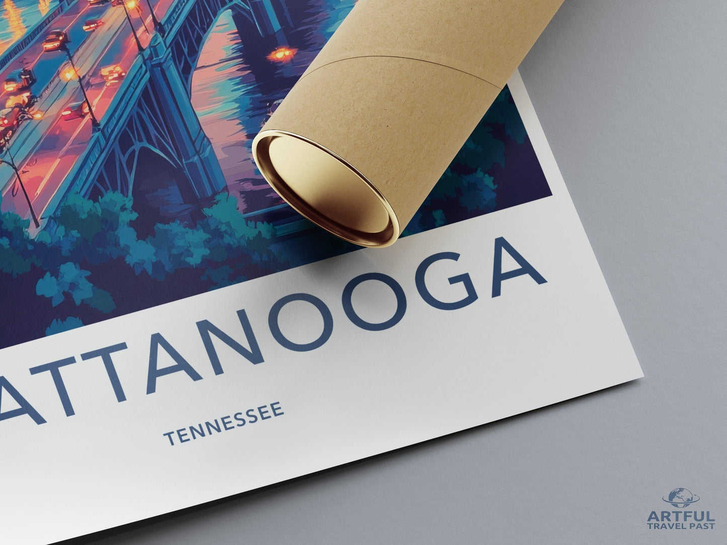 Chattanooga Poster - Tennessee Wall Art