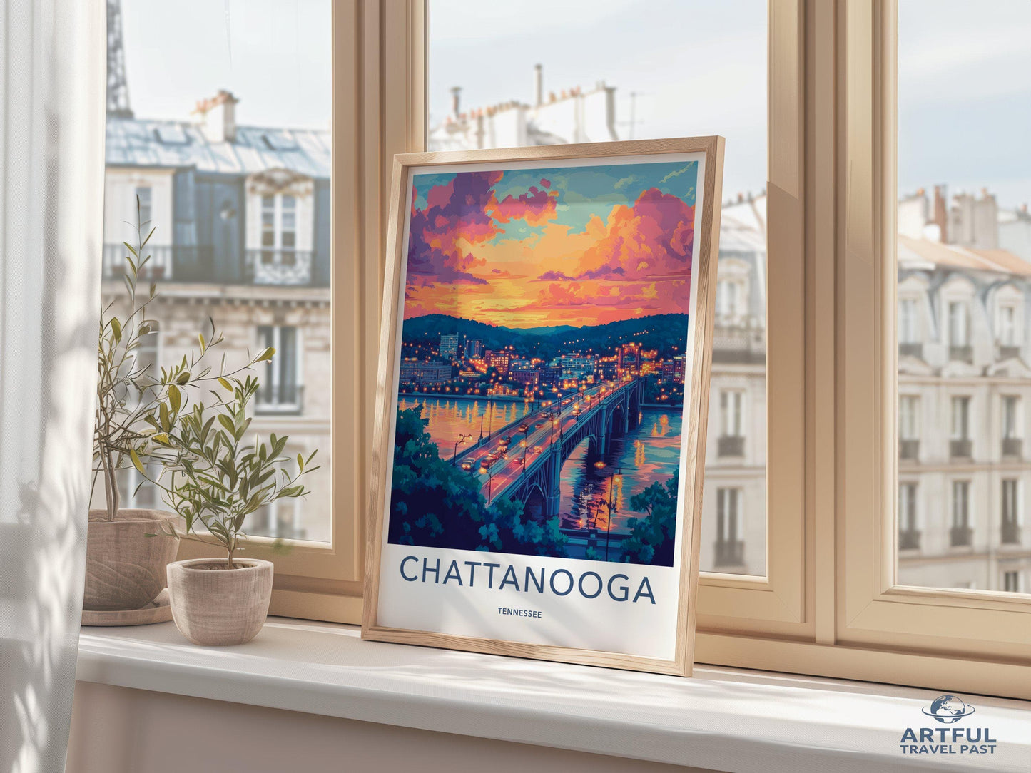 Chattanooga Poster - Tennessee Wall Art