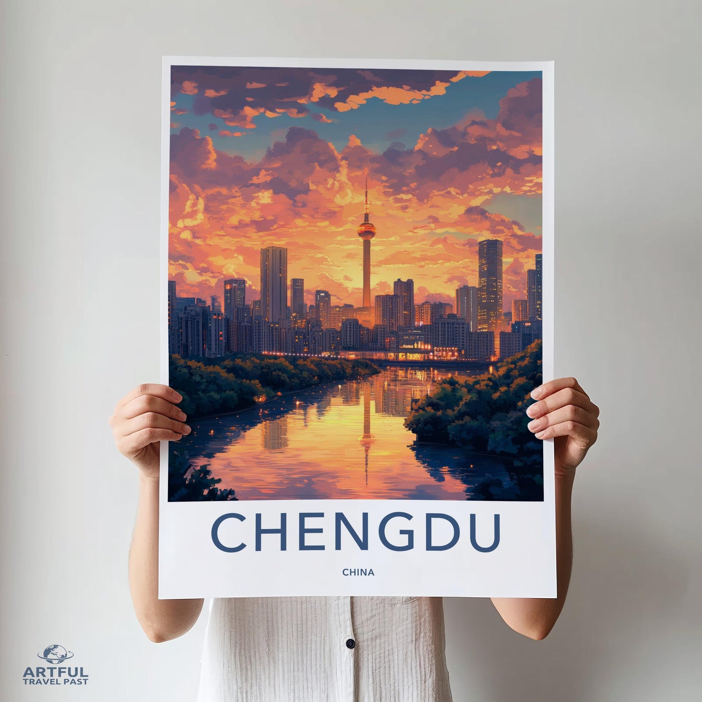 Chengdu Poster - China Wall Art