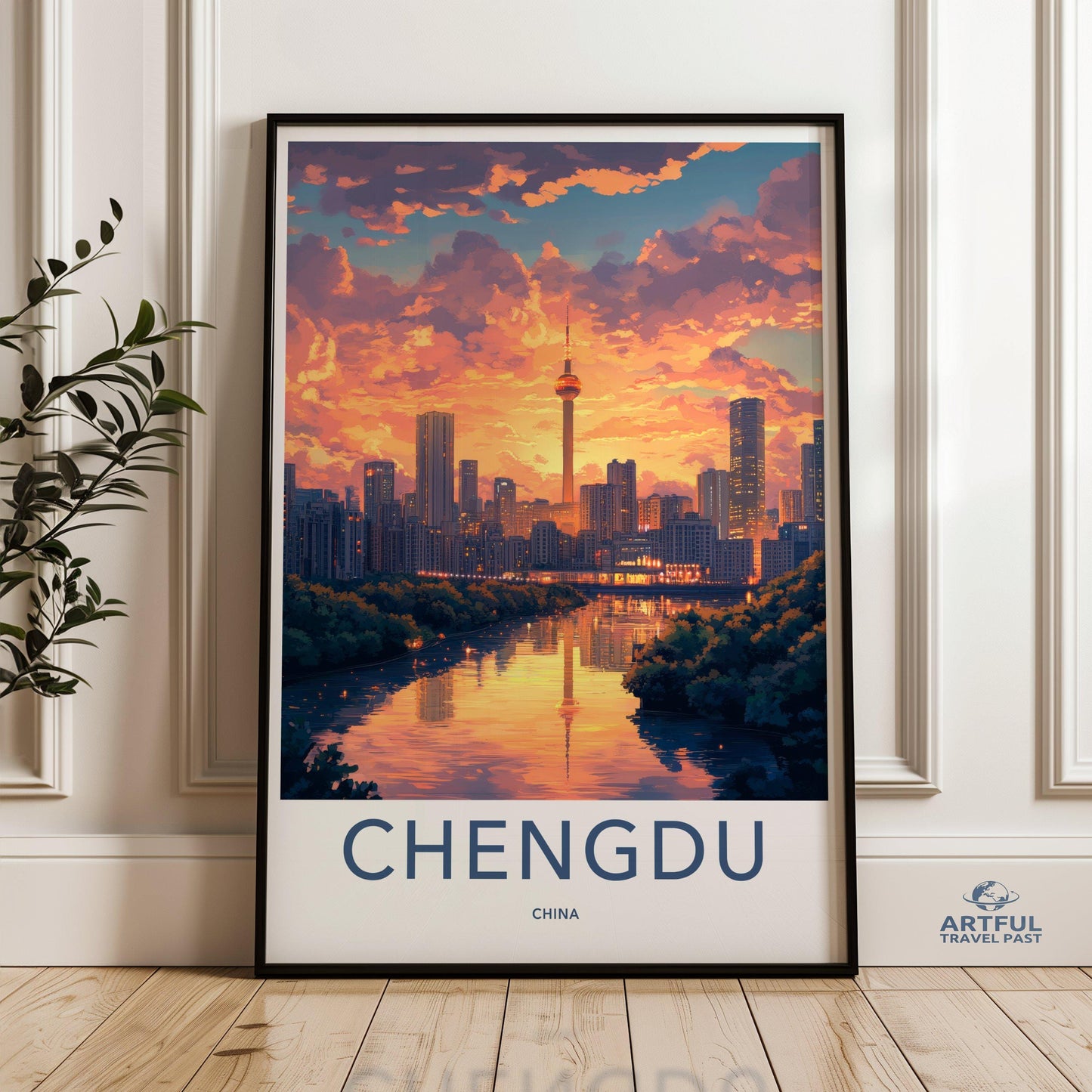 Chengdu Poster - China Wall Art